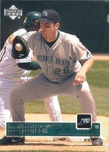 #53 Steve Cox - Tampa Bay Devil Rays - 2003 Upper Deck Baseball