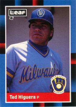 #53 Ted Higuera - Milwaukee Brewers - 1988 Leaf Baseball