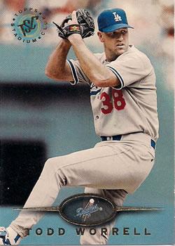 #53 Todd Worrell - Los Angeles Dodgers - 1995 Stadium Club Baseball