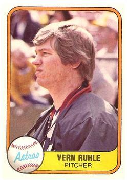 #53 Vern Ruhle - Houston Astros - 1981 Fleer Baseball