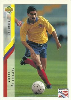 #53 Victor Aristizabal - Colombia - 1994 Upper Deck World Cup Contenders English/Spanish Soccer