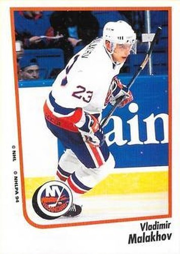 #53 Vladimir Malakhov - New York Islanders - 1994-95 Panini Hockey Stickers