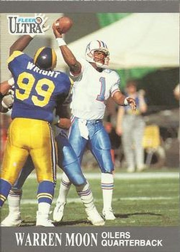 #53 Warren Moon - Houston Oilers - 1991 Ultra Football