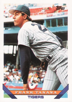 #53 Frank Tanana - Detroit Tigers - 1993 Topps Baseball