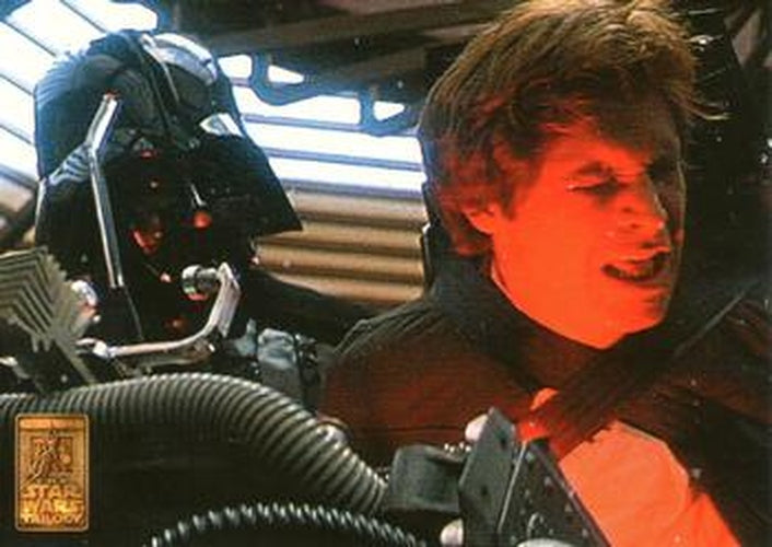 #53 Darth Vader Tortures Han Solo - 1997 Merlin Star Wars Special Edition