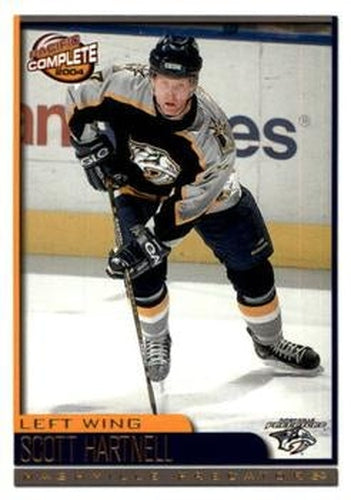 #53 Scott Hartnell - Nashville Predators - 2003-04 Pacific Complete Hockey