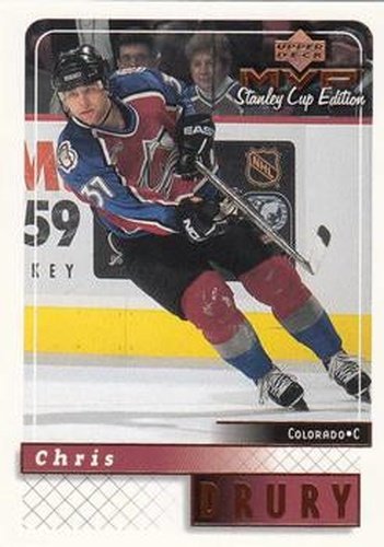 #53 Chris Drury - Colorado Avalanche - 1999-00 Upper Deck MVP Stanley Cup Edition Hockey