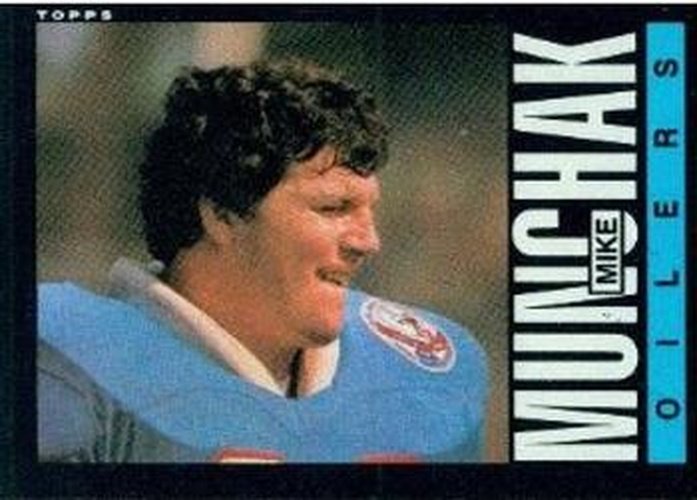 #253 Mike Munchak - Houston Oilers - 1985 Topps Football