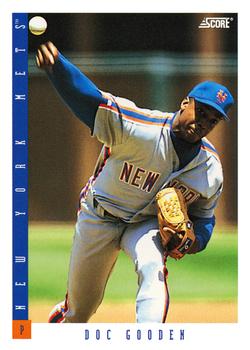 #53 Doc Gooden - New York Mets - 1993 Score Baseball