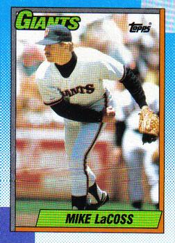 #53 Mike LaCoss - San Francisco Giants - 1990 Topps Baseball