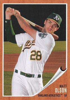 #53 Matt Olson - Oakland Athletics - 2021 Topps Archives Baseball