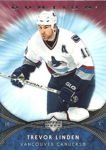 #53 Trevor Linden - Trevor Linden - 2007-08 Upper Deck Ovation Hockey