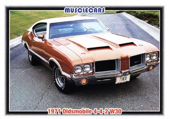 #53 1971 Oldsmobile 4-4-2 W30 - 1992 Collect-A-Card Muscle Cars