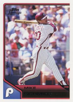 #53 Mike Schmidt - Philadelphia Phillies - 2011 Topps Lineage Baseball