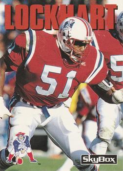 #53 Eugene Lockhart - New England Patriots - 1992 SkyBox Impact Football