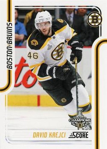 #53 David Krejci - Boston Bruins - 2011-12 Score Hockey