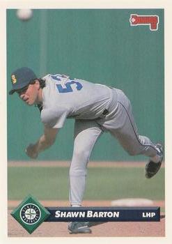 #53 Shawn Barton - Seattle Mariners - 1993 Donruss Baseball