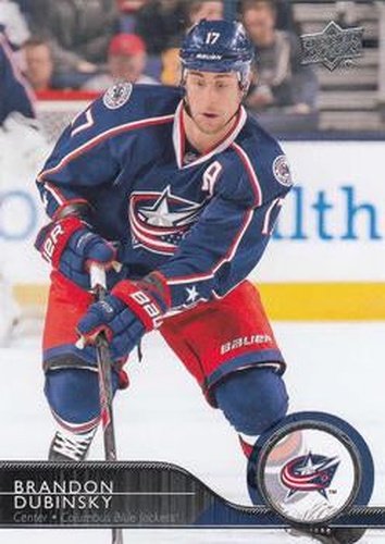 #53 Brandon Dubinsky - Columbus Blue Jackets - 2014-15 Upper Deck Hockey