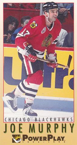 #53 Joe Murphy - Chicago Blackhawks - 1993-94 Fleer PowerPlay Hockey