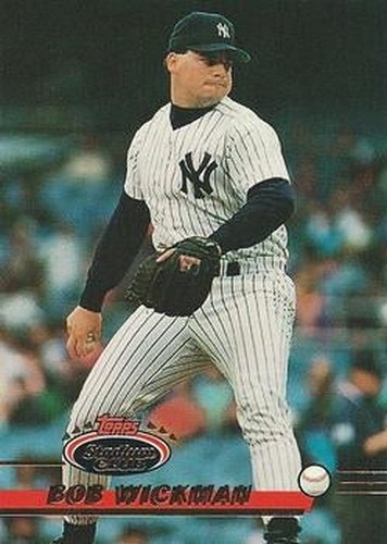 #53 Bob Wickman - New York Yankees - 1993 Stadium Club Baseball