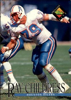 #53 Ray Childress - Houston Oilers - 1994 Pro Line Live Football