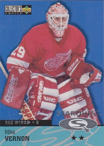 #SQ53 Mike Vernon - Detroit Red Wings - 1997-98 Collector's Choice Hockey - StarQuest