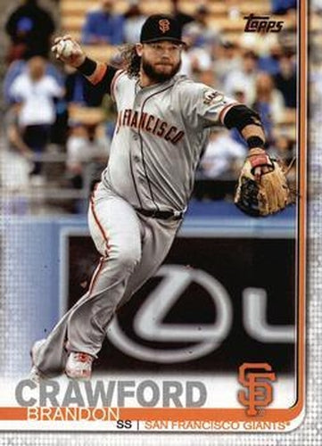 #53a Brandon Crawford - San Francisco Giants - 2019 Topps Baseball