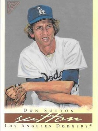 #53b Don Sutton - Los Angeles Dodgers - 2003 Topps Gallery Hall of Fame - Artist's Proofs Baseball
