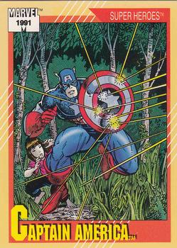 #54 Captain America - 1991 Impel Marvel Universe Series II