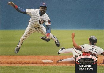 #540 Shawon Dunston - Chicago Cubs - 1992 Stadium Club Baseball