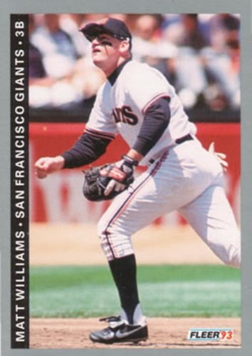 #540 Matt Williams - San Francisco Giants - 1993 Fleer Baseball