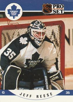 #540 Jeff Reese - Toronto Maple Leafs - 1990-91 Pro Set Hockey