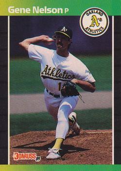#540 Gene Nelson - Oakland Athletics - 1989 Donruss Baseball