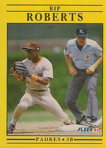 #540 Bip Roberts - San Diego Padres - 1991 Fleer Baseball