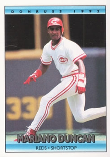 #540 Mariano Duncan - Cincinnati Reds - 1992 Donruss Baseball
