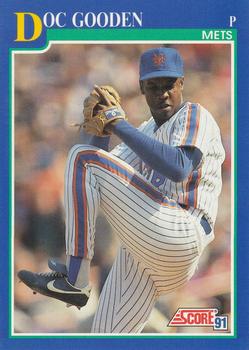 #540 Doc Gooden - New York Mets - 1991 Score Baseball