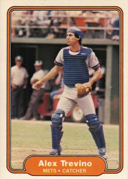 #540 Alex Trevino - New York Mets - 1982 Fleer Baseball