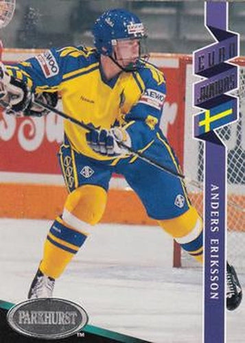 #540 Anders Eriksson - Sweden - 1993-94 Parkhurst Hockey