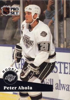 #540 Peter Ahola - 1991-92 Pro Set Hockey