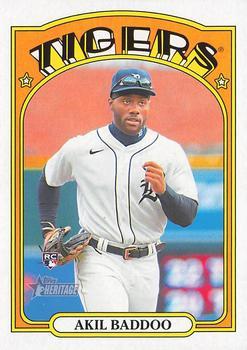 #540 Akil Baddoo - Detroit Tigers - 2021 Topps Heritage Baseball