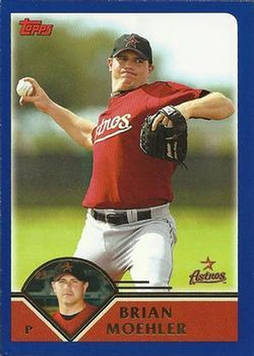 #540 Brian Moehler - Houston Astros - 2003 Topps Baseball