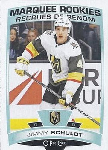 #540 Jimmy Schuldt - Vegas Golden Knights - 2019-20 O-Pee-Chee Hockey