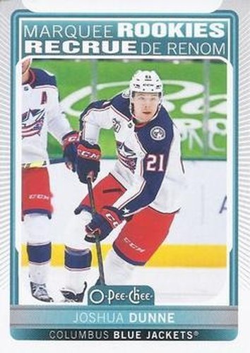 #540 Joshua Dunne - Columbus Blue Jackets - 2021-22 O-Pee-Chee Hockey