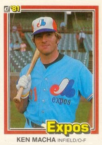 #540 Ken Macha - Montreal Expos - 1981 Donruss Baseball