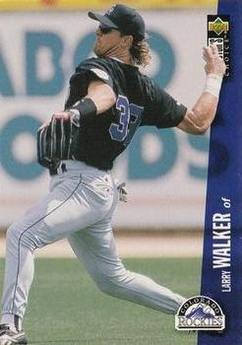 #540 Larry Walker - Colorado Rockies - 1996 Collector's Choice Baseball