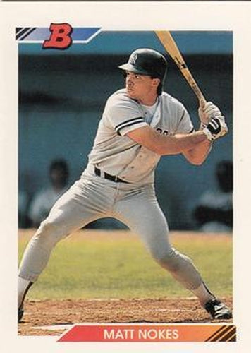 #540 Matt Nokes - New York Yankees - 1992 Bowman Baseball