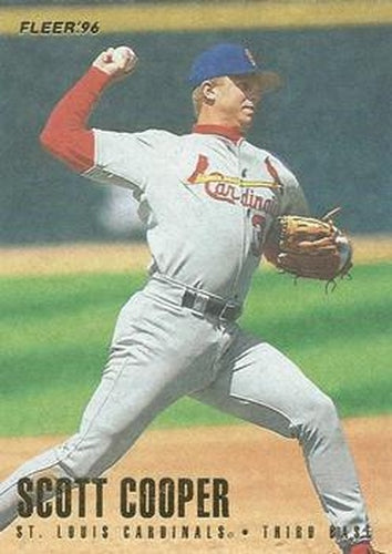 #540 Scott Cooper - St. Louis Cardinals - 1996 Fleer Baseball