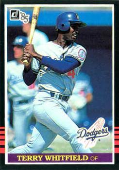 #540 Terry Whitfield - Los Angeles Dodgers - 1985 Donruss Baseball
