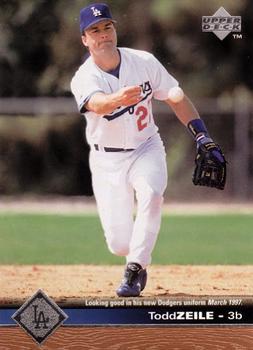 #540 Todd Zeile - Los Angeles Dodgers - 1997 Upper Deck Baseball