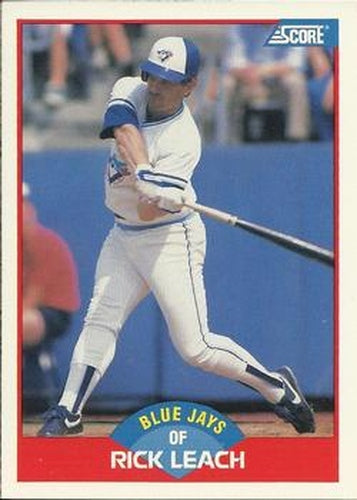 #540 Rick Leach - Toronto Blue Jays - 1989 Score Baseball